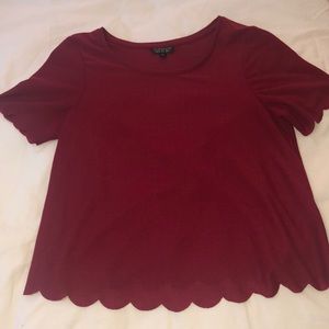 Red T-shirt from topshop